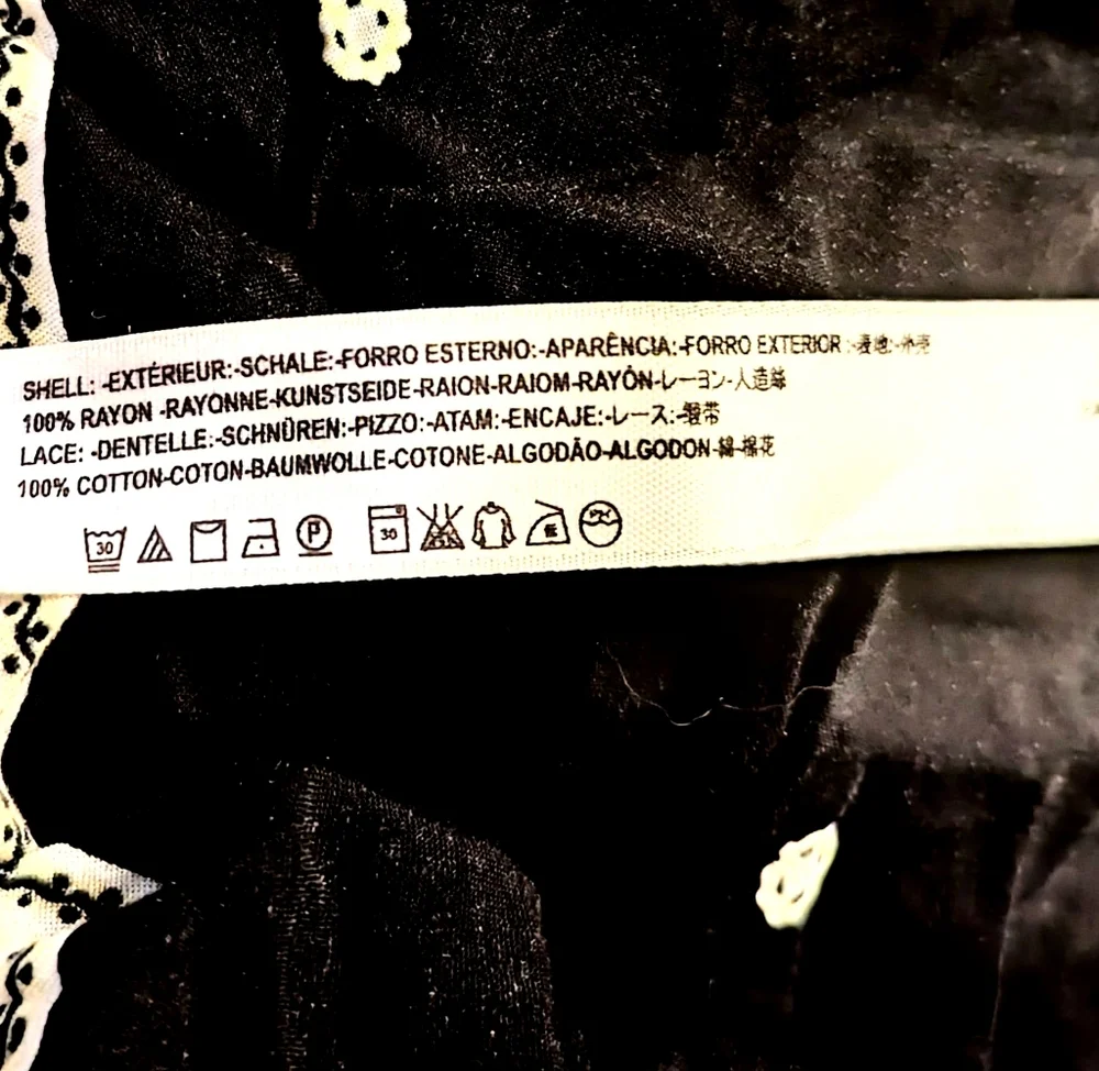 👗Free People Elegant Black & White Darjeeling Floral Dress - Picture 10 of 11